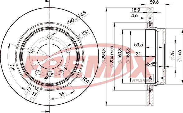 FREMAX BD-5563 - Əyləc Diski furqanavto.az