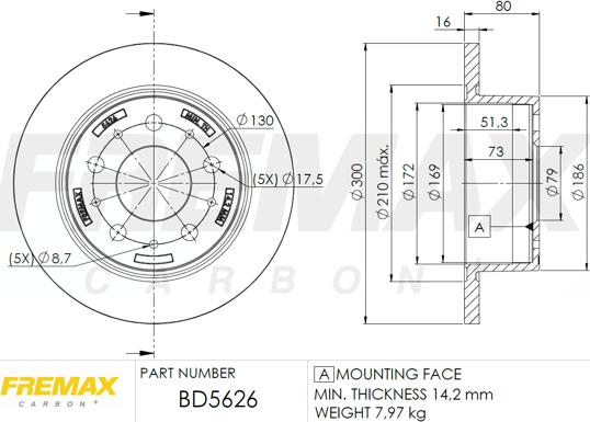 FREMAX BD-5626 - Əyləc Diski furqanavto.az