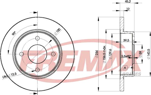 FREMAX BD-5001 - Əyləc Diski furqanavto.az