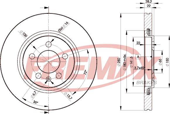 FREMAX BD-5031 - Əyləc Diski furqanavto.az