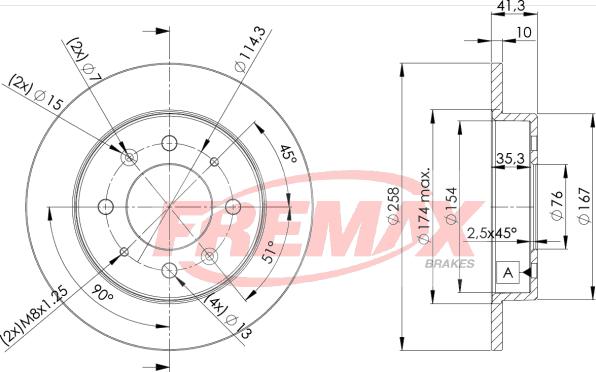 FREMAX BD-5020 - Əyləc Diski furqanavto.az