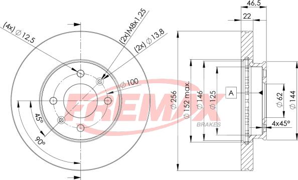 FREMAX BD-5101 - Əyləc Diski furqanavto.az