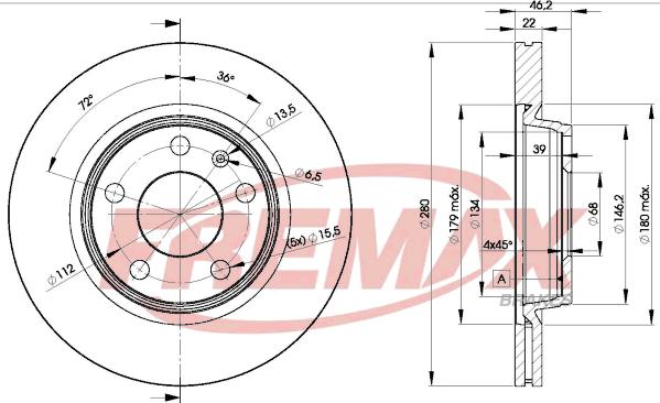 FREMAX BD-5301 - Əyləc Diski furqanavto.az