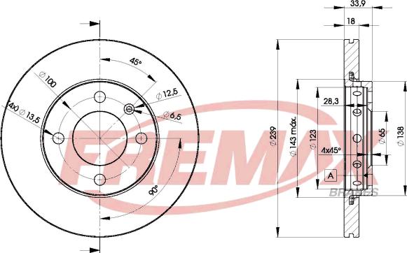 FREMAX BD-5303 - Əyləc Diski furqanavto.az