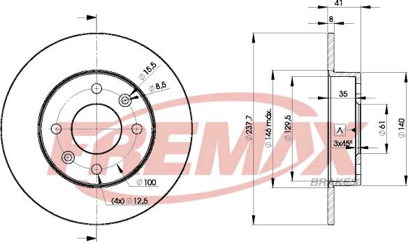 FREMAX BD-6947 - Əyləc Diski furqanavto.az