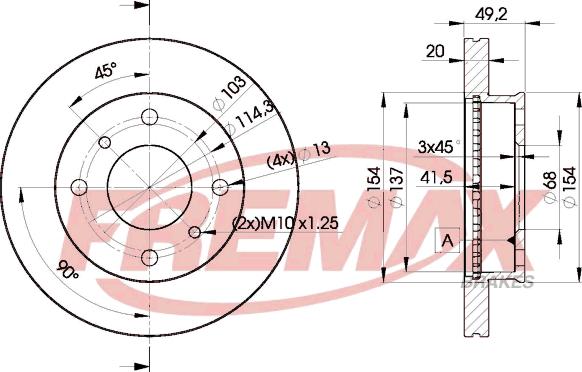 FREMAX BD-6001 - Əyləc Diski furqanavto.az