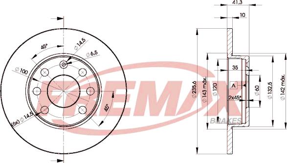 FREMAX BD-6193 - Əyləc Diski furqanavto.az