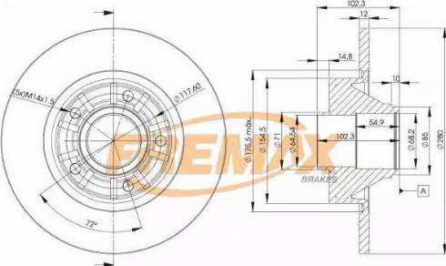 FREMAX BD-6846 - Əyləc Diski furqanavto.az