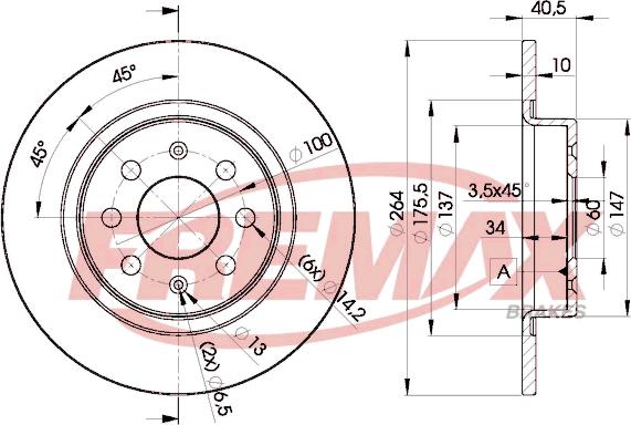 FREMAX BD-0592 - Əyləc Diski furqanavto.az