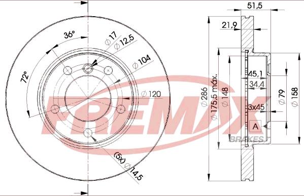 FREMAX BD-0674 - Əyləc Diski furqanavto.az