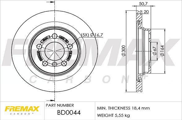 FREMAX BD-0044 - Əyləc Diski furqanavto.az