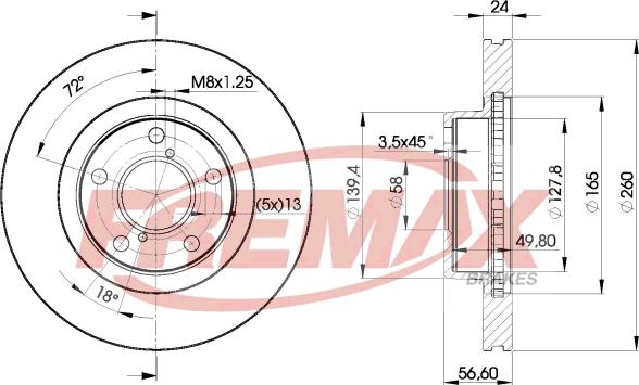 FREMAX BD-0031 - Əyləc Diski furqanavto.az