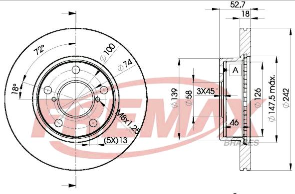 FREMAX BD-0032 - Əyləc Diski furqanavto.az