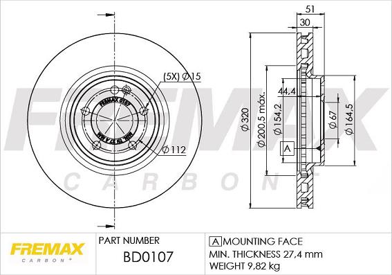 FREMAX BD-0107 - Əyləc Diski furqanavto.az