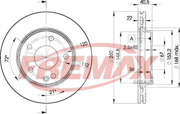 FREMAX BD-0113 - Əyləc Diski furqanavto.az