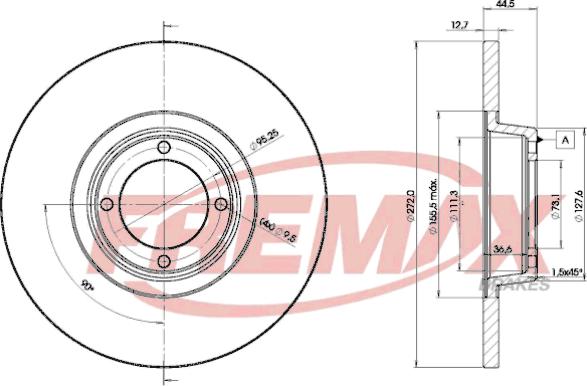 FREMAX BD-0881 - Əyləc Diski furqanavto.az