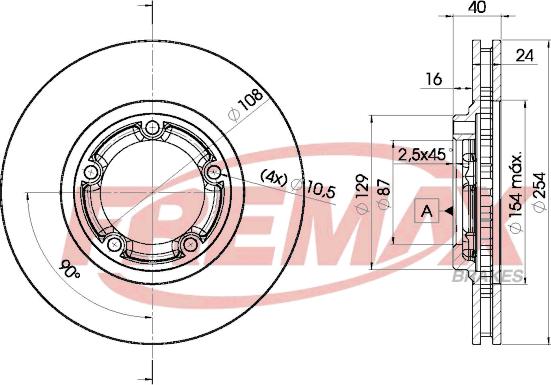 FREMAX BD-0200 - Əyləc Diski furqanavto.az