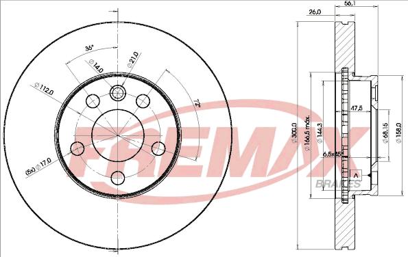 FREMAX BD-1531 - Əyləc Diski furqanavto.az