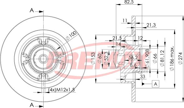 FREMAX BD-1181 - Əyləc Diski furqanavto.az