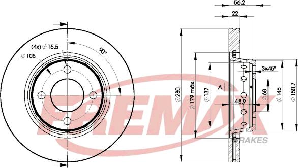 FREMAX BD-8011 - Əyləc Diski furqanavto.az