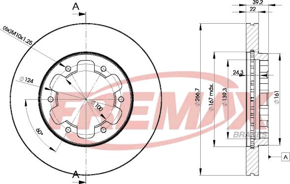 FREMAX BD-3501 - Əyləc Diski furqanavto.az