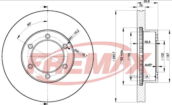 FREMAX BD-3520 - Əyləc Diski furqanavto.az