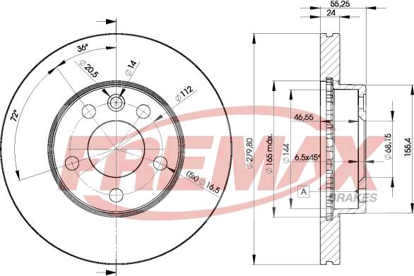 FREMAX BD-3015 - Əyləc Diski furqanavto.az