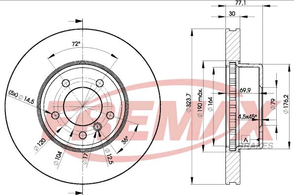 FREMAX BD-3221 - Əyləc Diski furqanavto.az