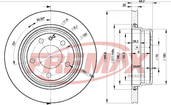 FREMAX BD-2459 - Əyləc Diski furqanavto.az