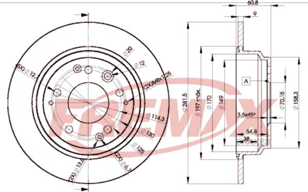 FREMAX BD-2469 - Əyləc Diski furqanavto.az