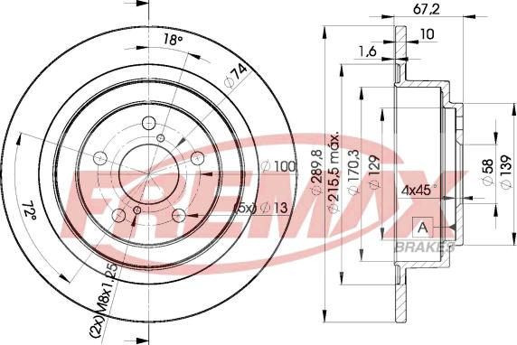 FREMAX BD-2670 - Əyləc Diski furqanavto.az