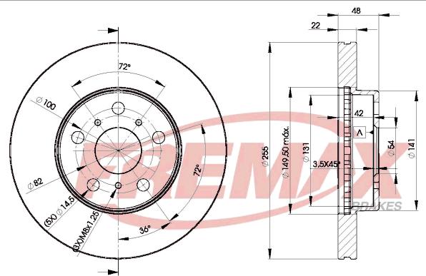 FREMAX BD-2090 - Əyləc Diski furqanavto.az