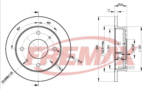 FREMAX BD-2000 - Əyləc Diski furqanavto.az