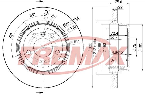 FREMAX BD-2218 - Əyləc Diski furqanavto.az