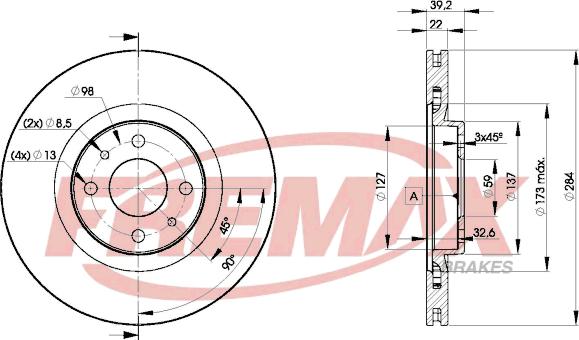 FREMAX BD-7947 - Əyləc Diski furqanavto.az