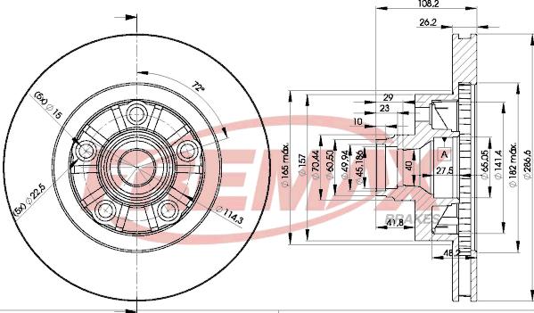 FREMAX BD-7923 - Əyləc Diski furqanavto.az