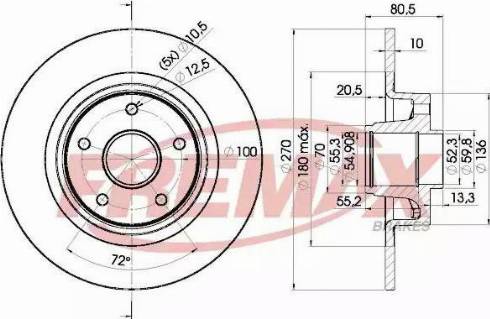 FREMAX BD-7898 - Əyləc Diski furqanavto.az