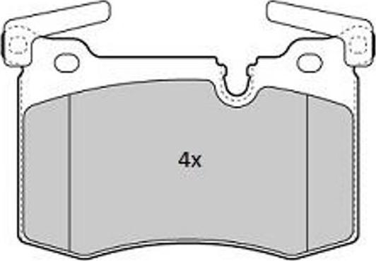 FREMAX FBP-1847 - Əyləc altlığı dəsti, əyləc diski furqanavto.az