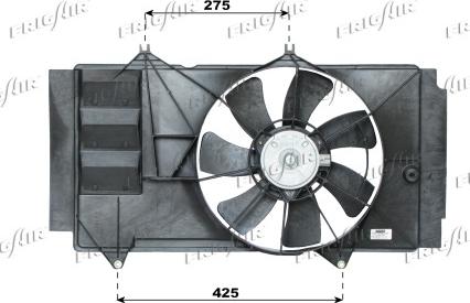Frigair 0515.1829 - Fen, radiator furqanavto.az