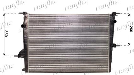 Frigair 0109.3098 - Radiator, mühərrikin soyudulması furqanavto.az