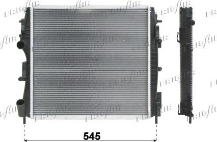 Frigair 0109.3092 - Radiator, mühərrikin soyudulması furqanavto.az