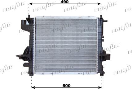 Frigair 0109.3084 - Radiator, mühərrikin soyudulması furqanavto.az