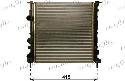 Frigair 0109.3110 - Radiator, mühərrikin soyudulması furqanavto.az