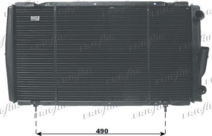 Frigair 0109.2045 - Radiator, mühərrikin soyudulması furqanavto.az