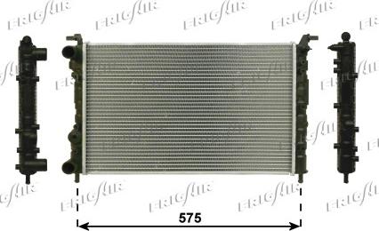 Frigair 0104.3091 - Radiator, mühərrikin soyudulması furqanavto.az