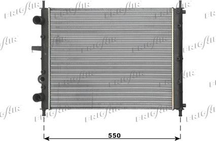 Frigair 0104.3093 - Radiator, mühərrikin soyudulması furqanavto.az