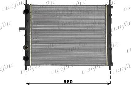 Frigair 0104.3097 - Radiator, mühərrikin soyudulması furqanavto.az