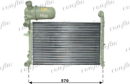 Frigair 0104.3073 - Radiator, mühərrikin soyudulması furqanavto.az