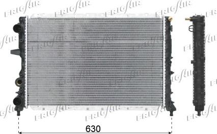 Frigair 0104.3102 - Radiator, mühərrikin soyudulması furqanavto.az