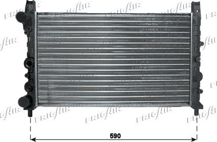 Frigair 0104.2025 - Radiator, mühərrikin soyudulması furqanavto.az